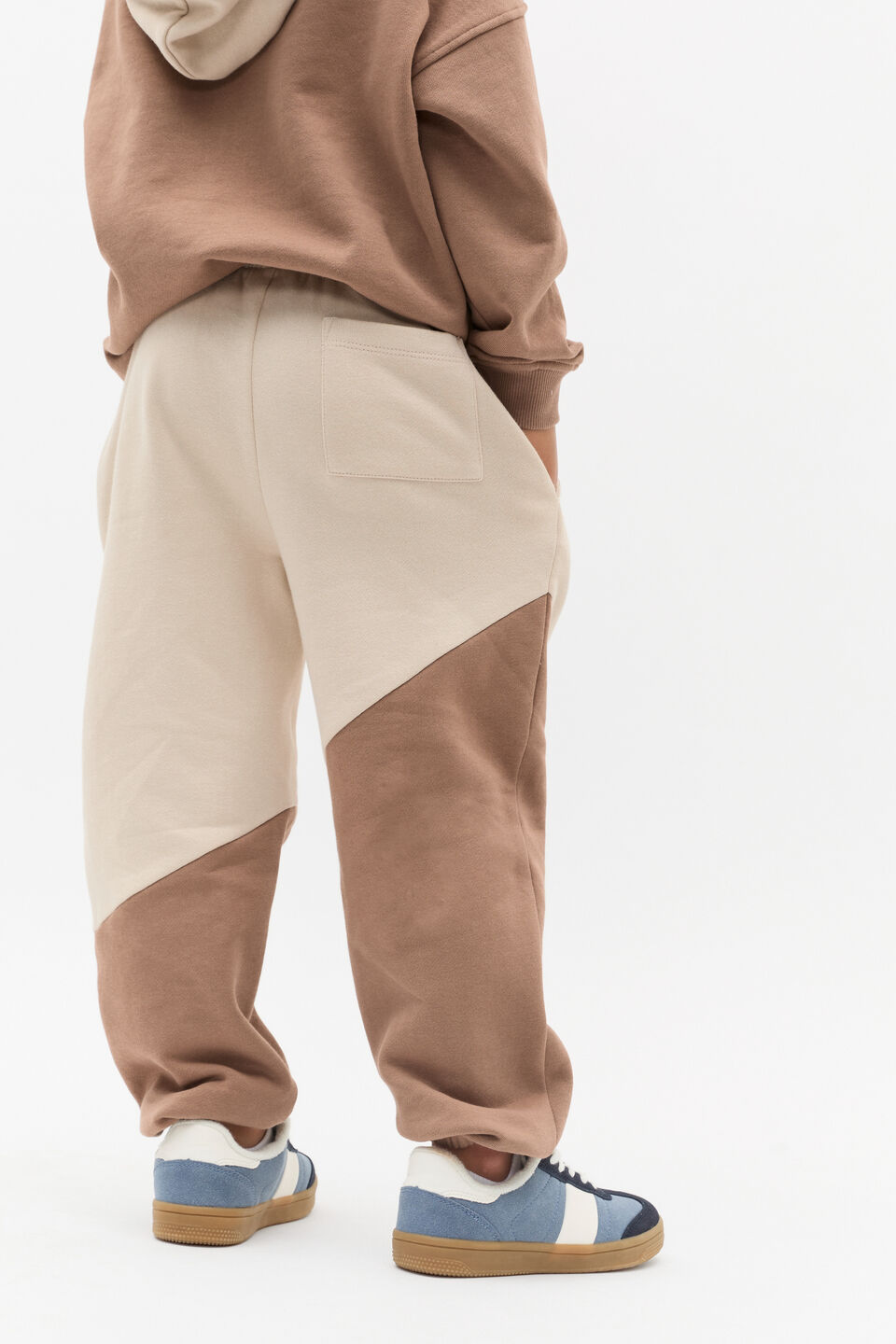 Spliced Track Pant  Chocolate Shake