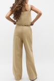 Simple Linen Pant  Cashew  hi-res
