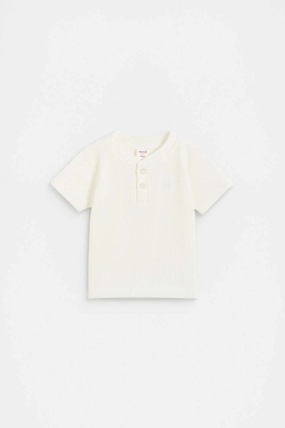 Core Waffle Henley  Canvas