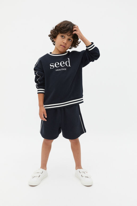 Core Logo Sweat  Midnight Blue  hi-res