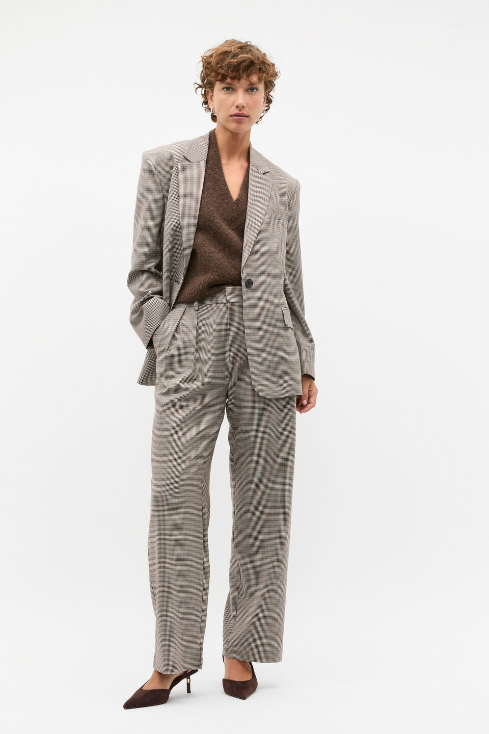 Mini Houndstooth Blazer  Houndstooth