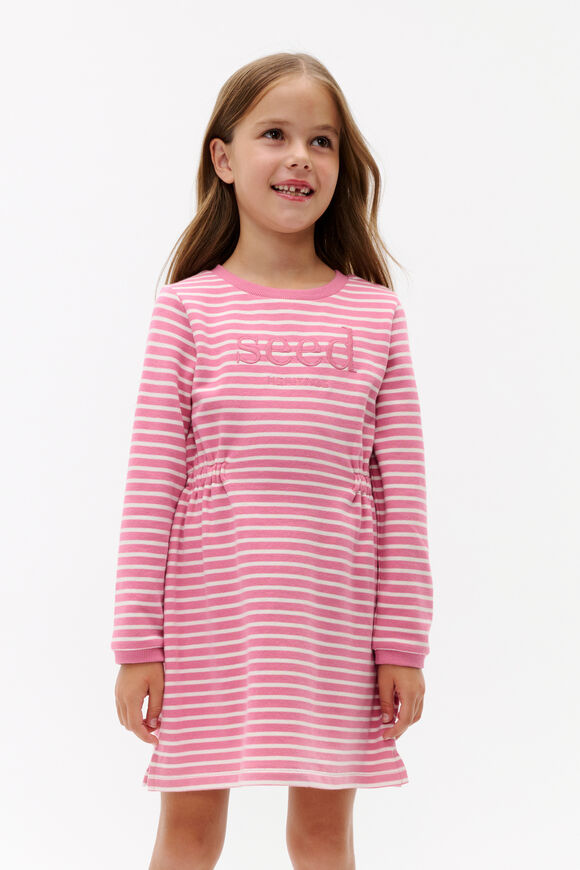 Essential Logo Dress  Raspberry  hi-res