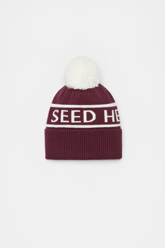 Collegiate Beanie  Deep Berry  hi-res