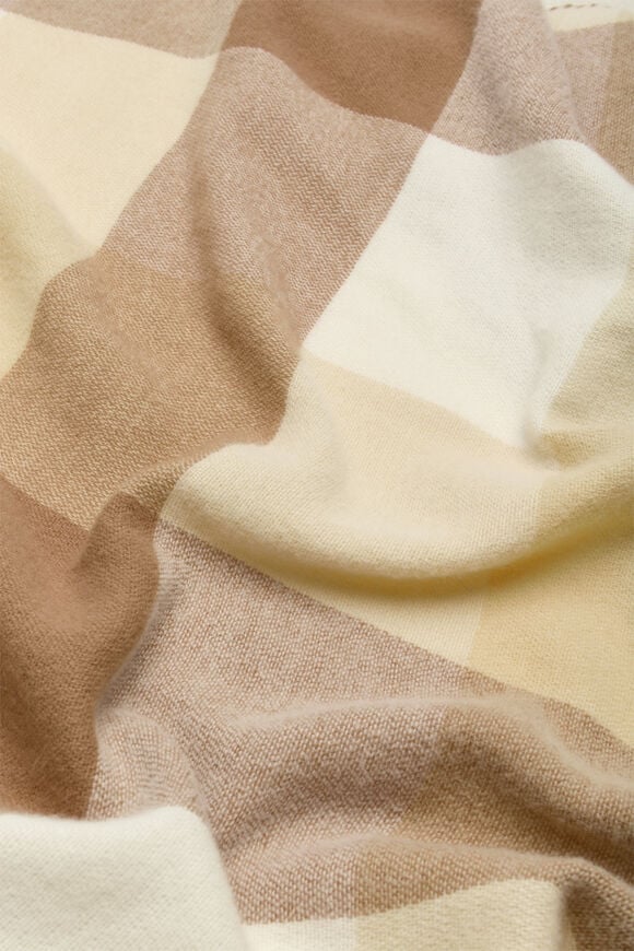 Check Poncho  Amaretto Check  hi-res