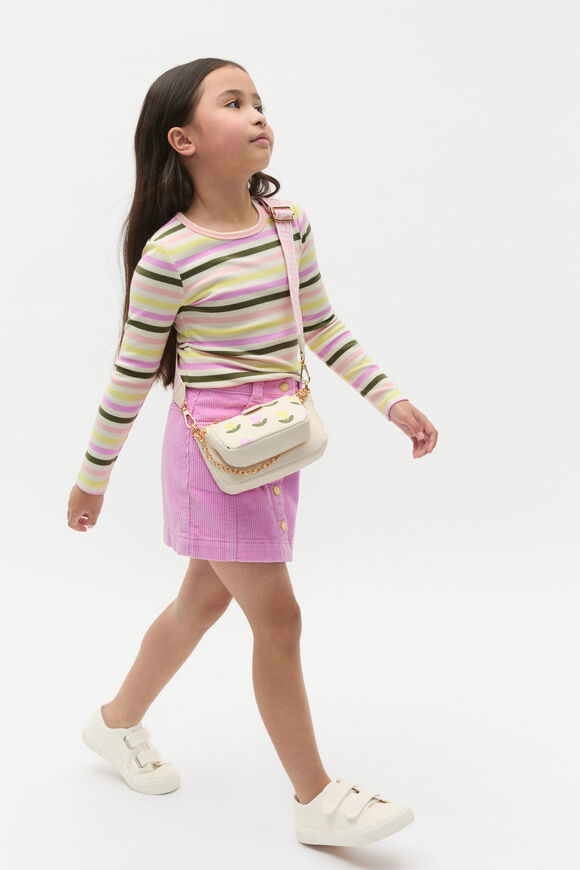 Stripe Rib Tee  Multi  hi-res