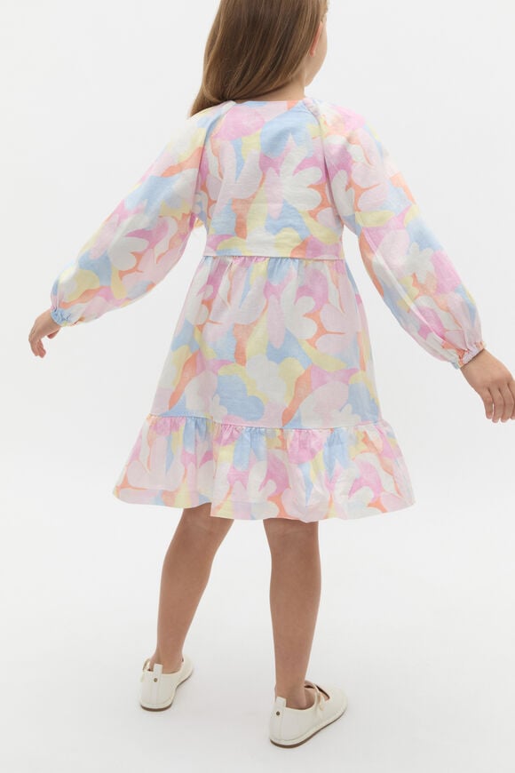 Abstract Floral Dress  Multi  hi-res