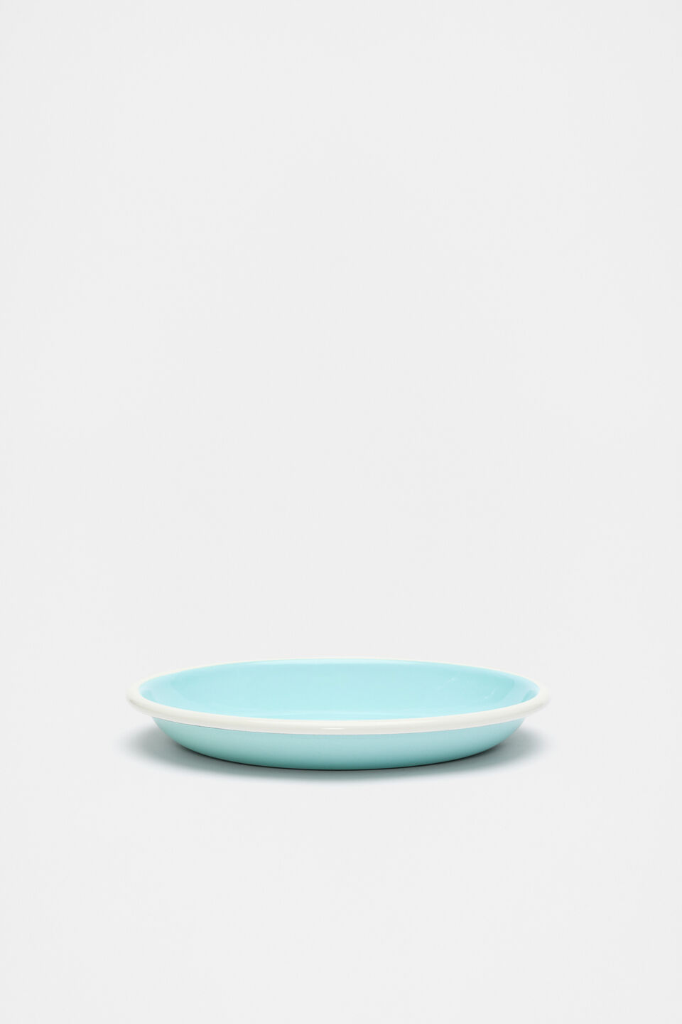 Loretta Enamel Shallow Plate  Skyway