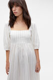 Linear Stripe Sun Dress  Cloud Cream Stripe  hi-res