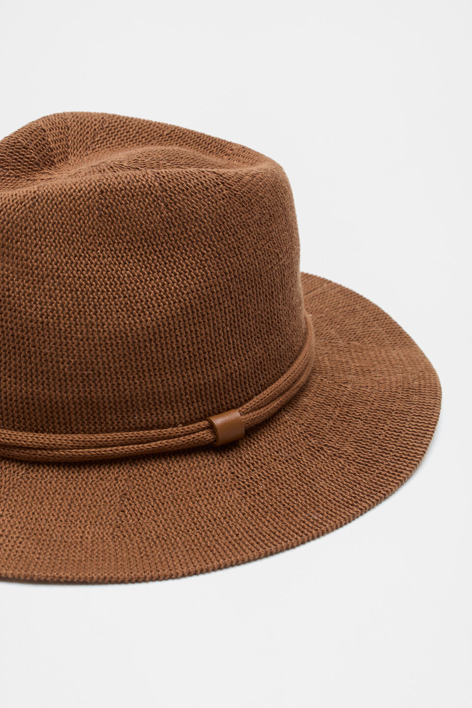 Knit Fedora  Cinnamon Spice