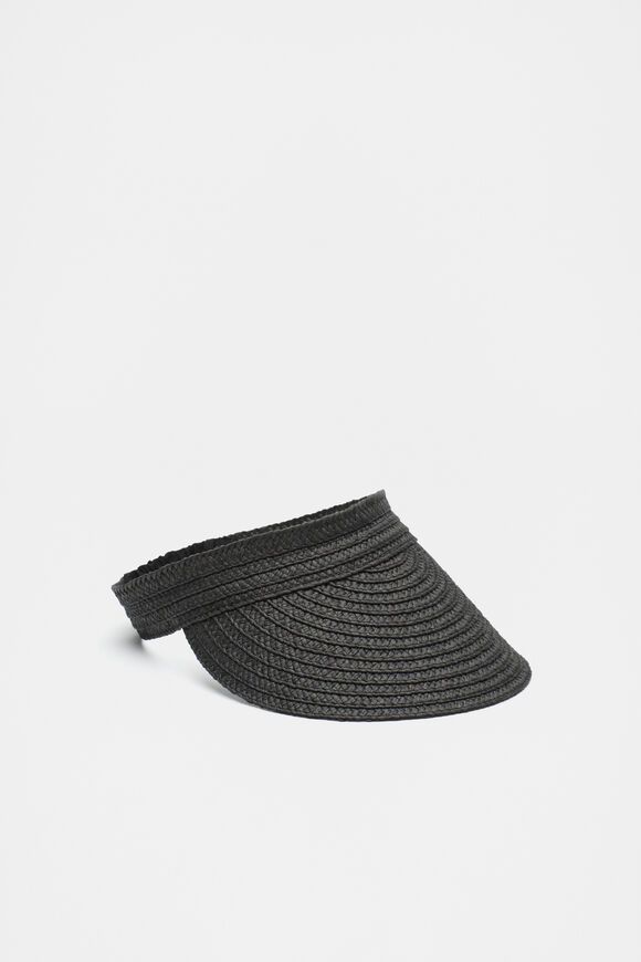 Woven Wrap Visor  Black  hi-res