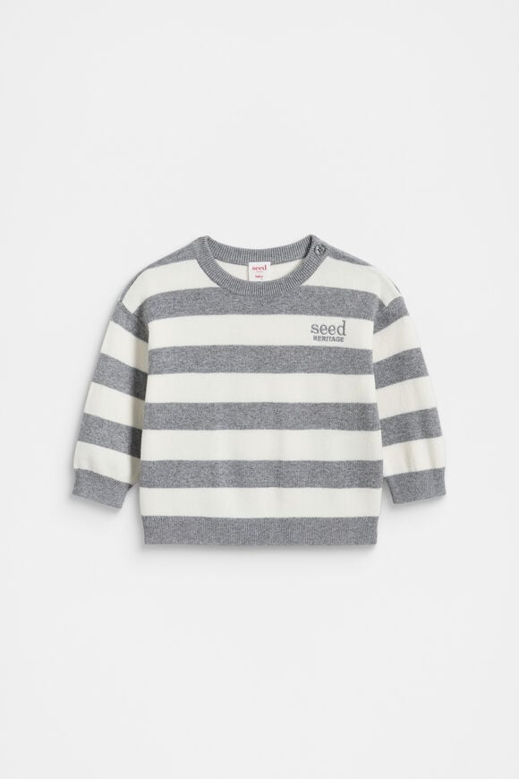 Essential Knit Sweater  Storm Marle  hi-res