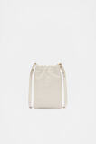 Leather Rouched Crossbody  Cream  hi-res