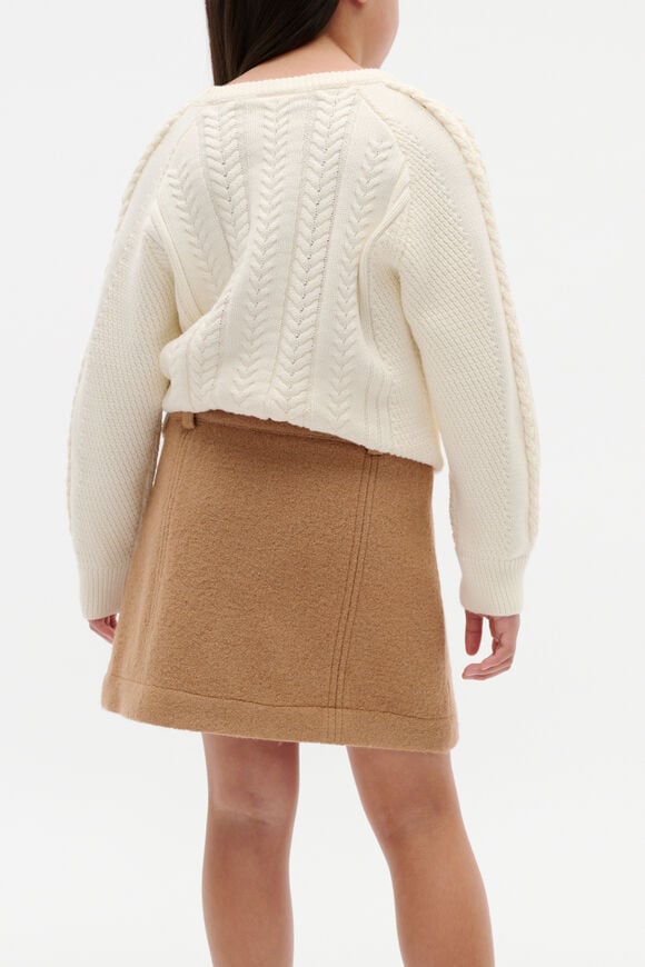 Boucle Skirt  Salted Caramel  hi-res