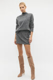 Brushed Cashmere Roll Neck Knit  Charcoal Grey Marle  hi-res