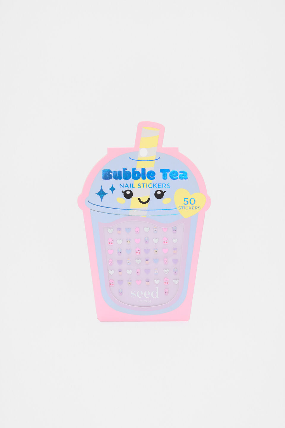 Bubble Tea Nail Stickers  Multi