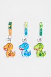 Water Filled Games Keychain-T-Rex  Multi  hi-res