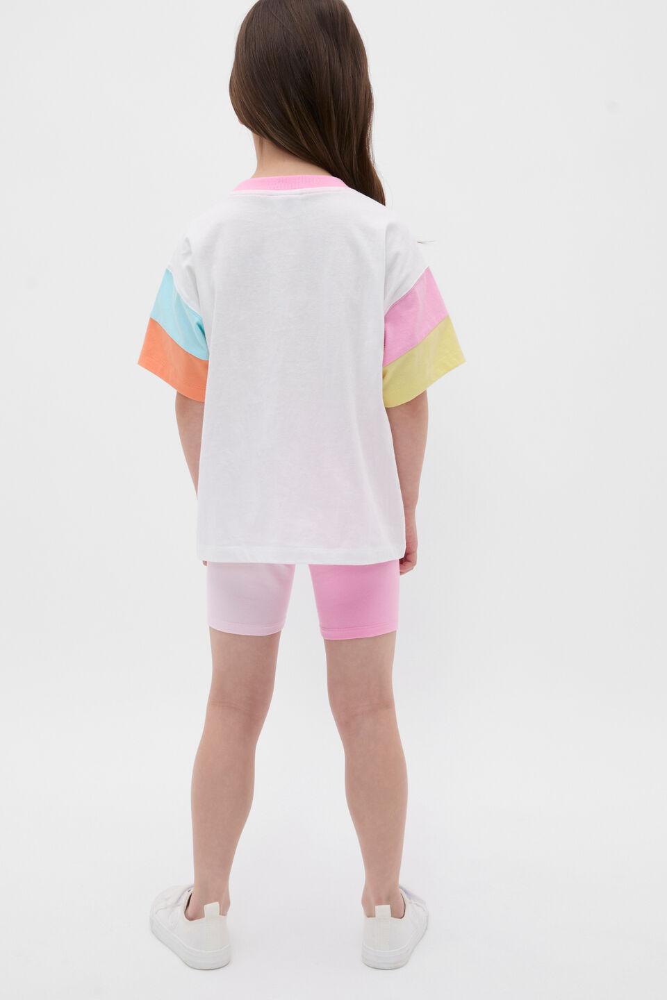 Logo Panelled Tee  Canvas