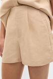 Tailored Pleat Short  Ecru  hi-res