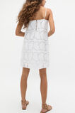 Cutwork Woven Mini Dress  Whisper White  hi-res