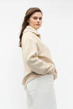 Textured Twist Sweat  Oat Twist  hi-res