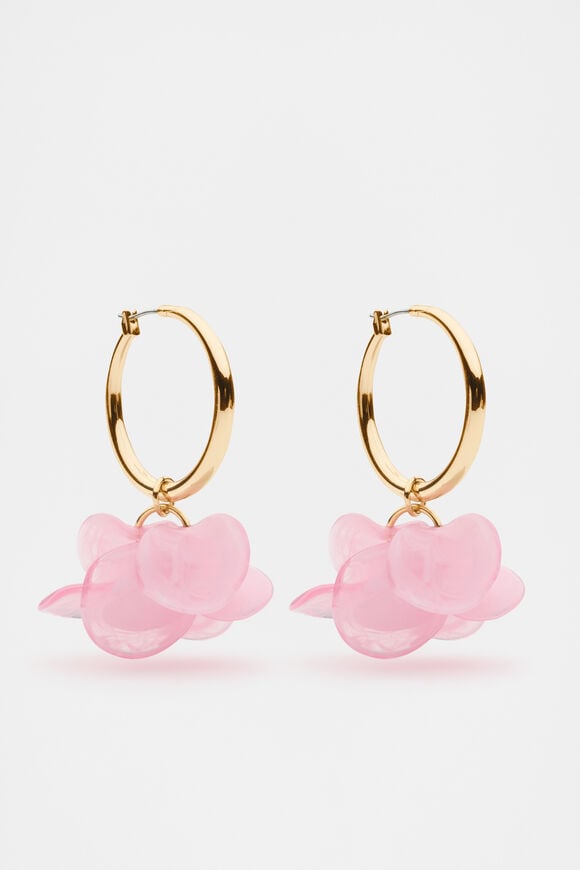 Resin Petal Earring  Fairy Floss  hi-res