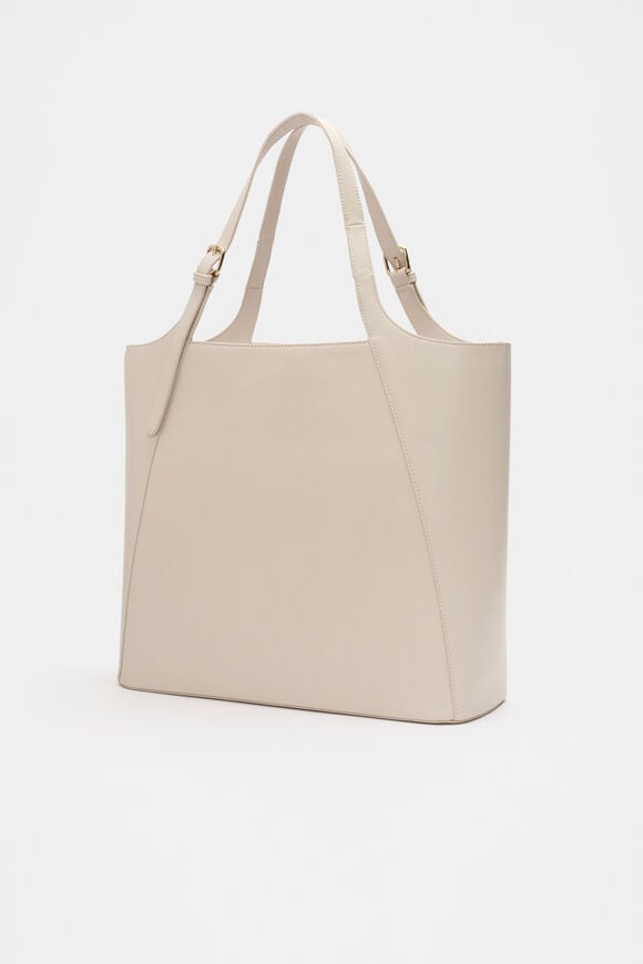 Buckle Detail Tote  Oat  hi-res
