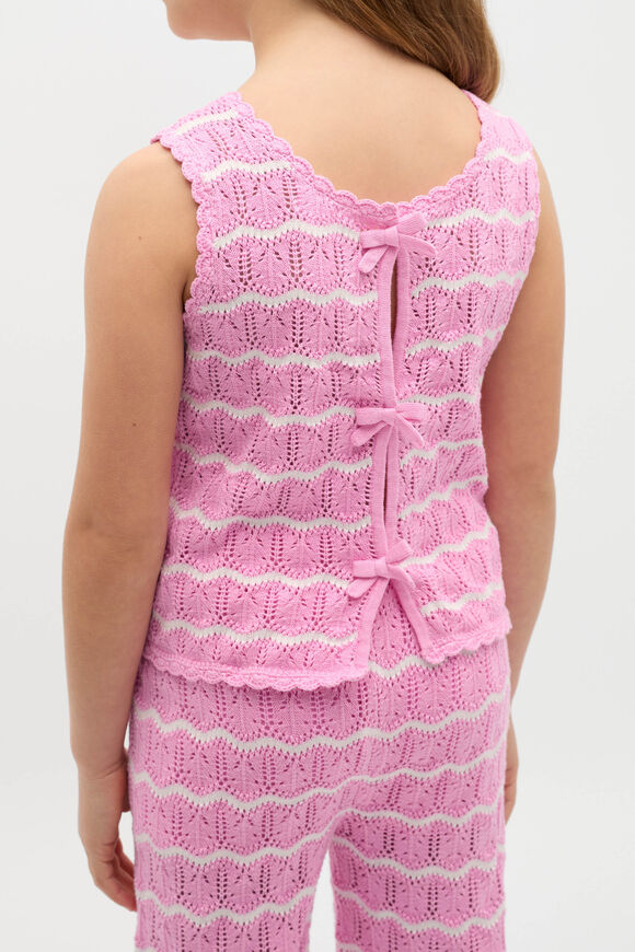 Crochet Top  Candy Pink  hi-res