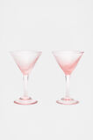 Selene Martini Glass Set of 2  Fairy Floss  hi-res