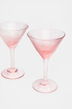 Selene Martini Glass Set of 2  Fairy Floss  hi-res