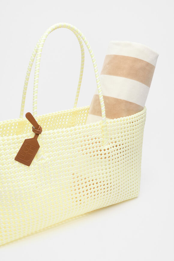 Woven Market Bag  Lemongrass  hi-res