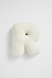 Teddy Initial Cushion Creme  R  hi-res