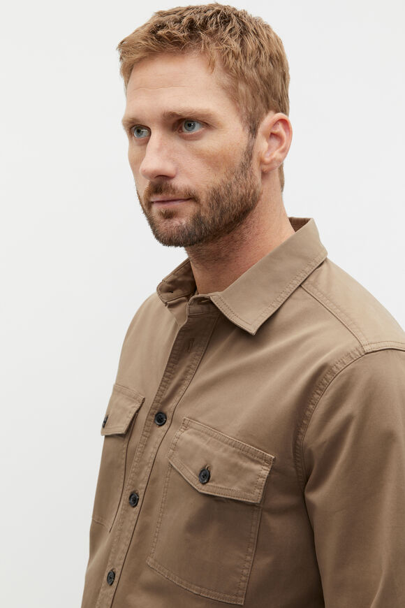 Utility Overshirt  Dark Nougat  hi-res