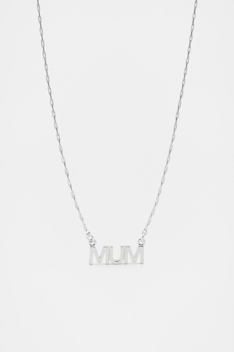 Mum Necklace  Silver