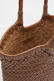 Leather Basket Bag  Deep Tan  hi-res