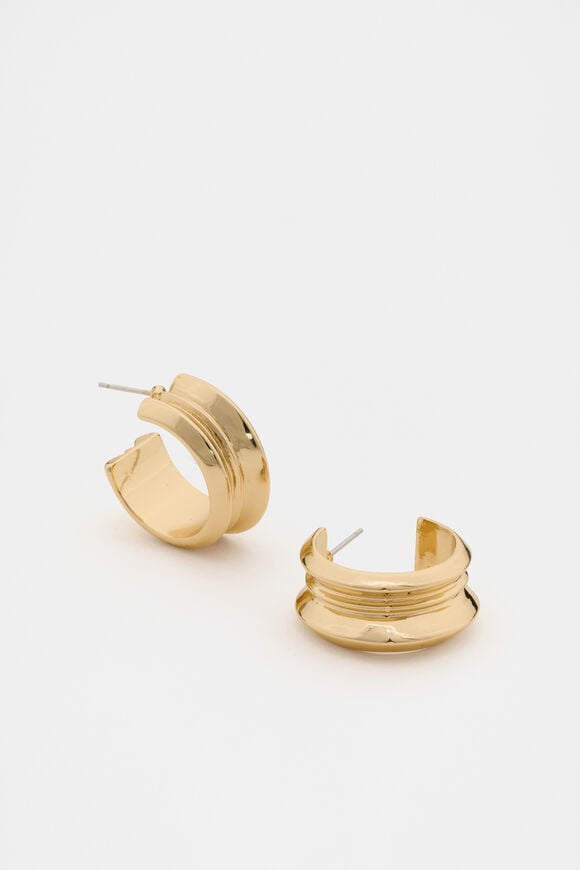 Crooked Hoop  Gold  hi-res