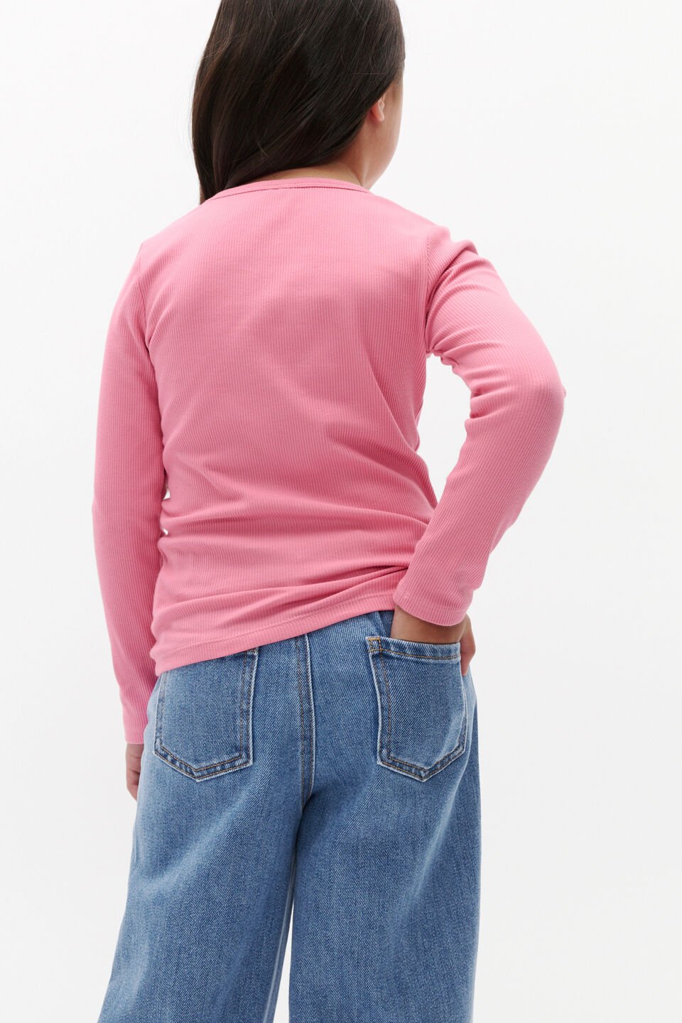 Core Rib Tee  Raspberry