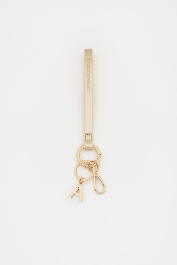 Pale Gold Wrist Letter Strap  A  hi-res