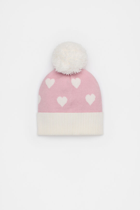Heart Initial Beanie  Heart  hi-res