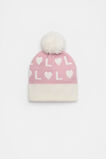 Heart Initial Beanie  L  hi-res