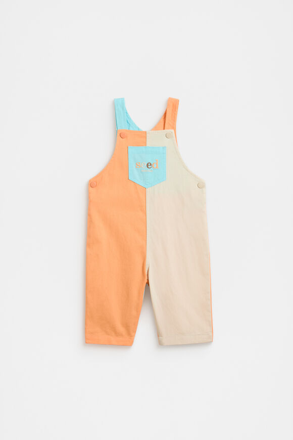 Colourblock Logo Overall  Multi  hi-res
