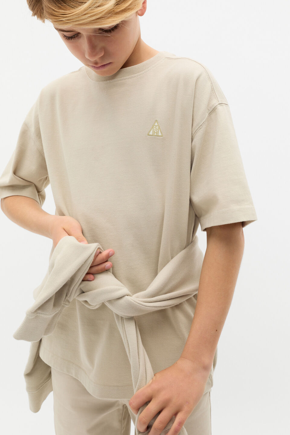 Garment Dye Tee  Cool Stone