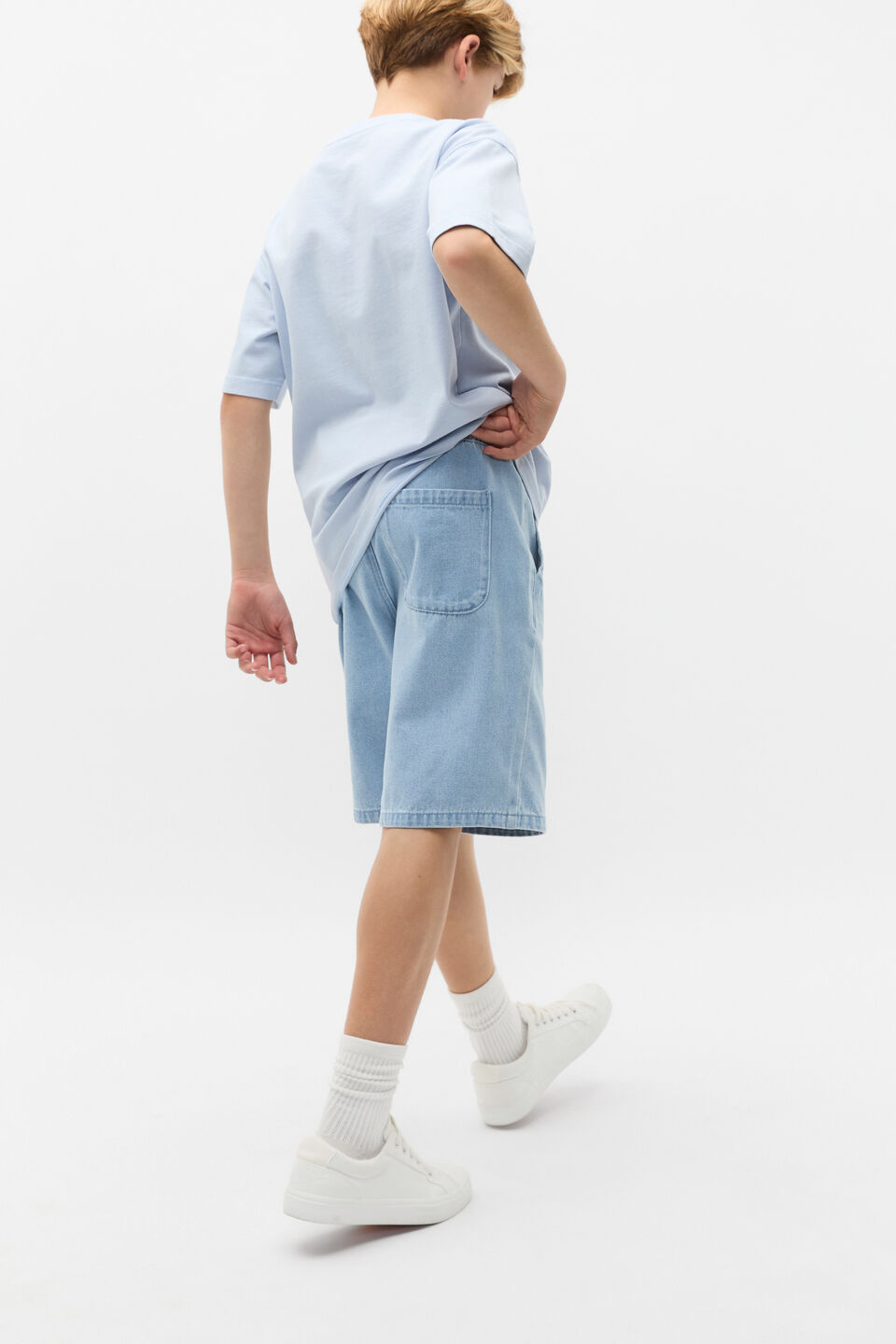 Denim Bermuda Short  Light Wash