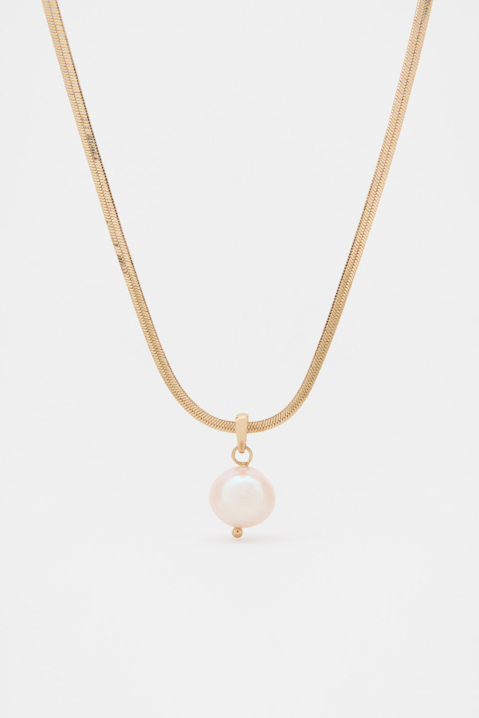 Pearl Pendant Necklace  Gold