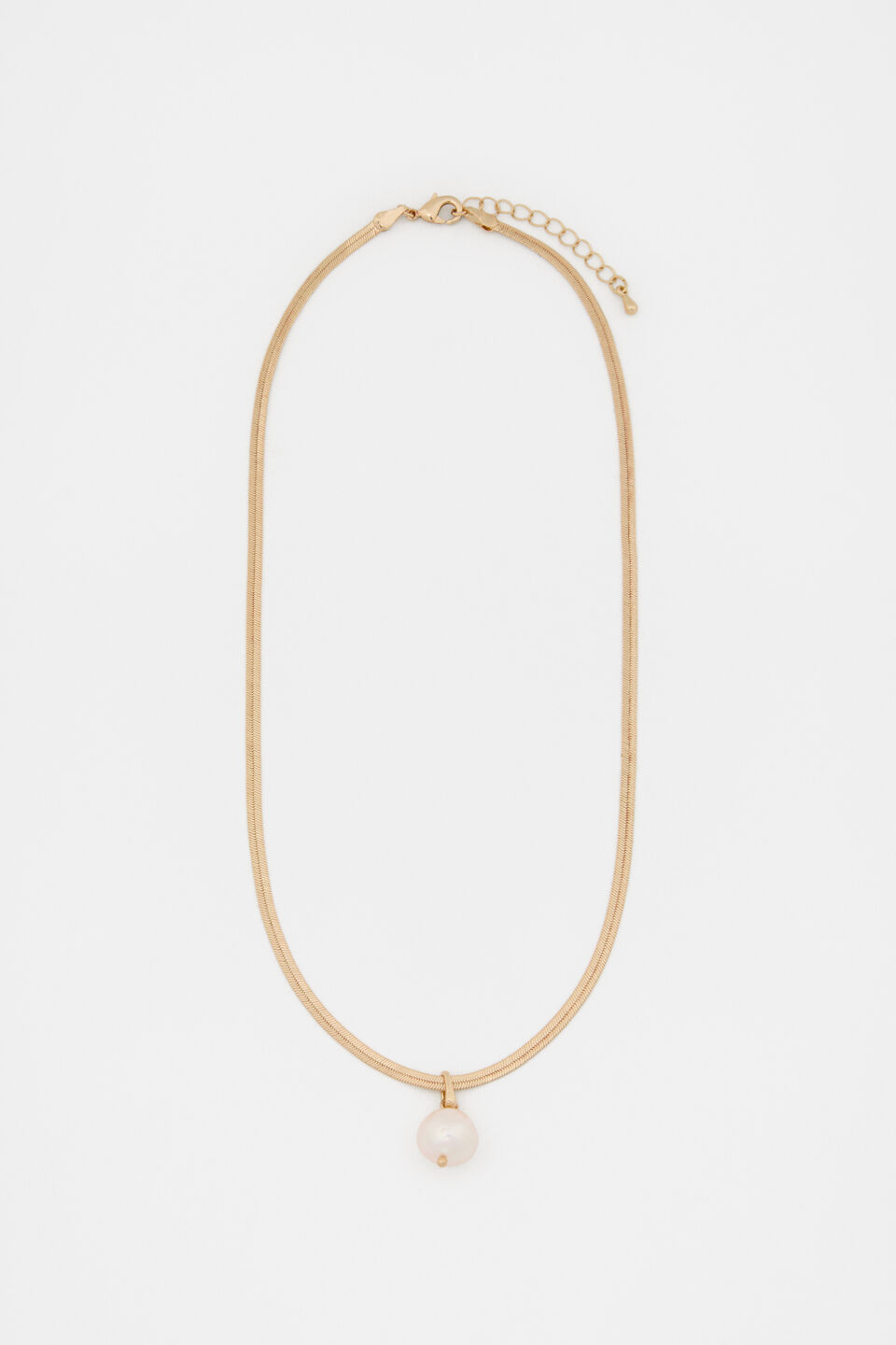 Pearl Pendant Necklace  Gold