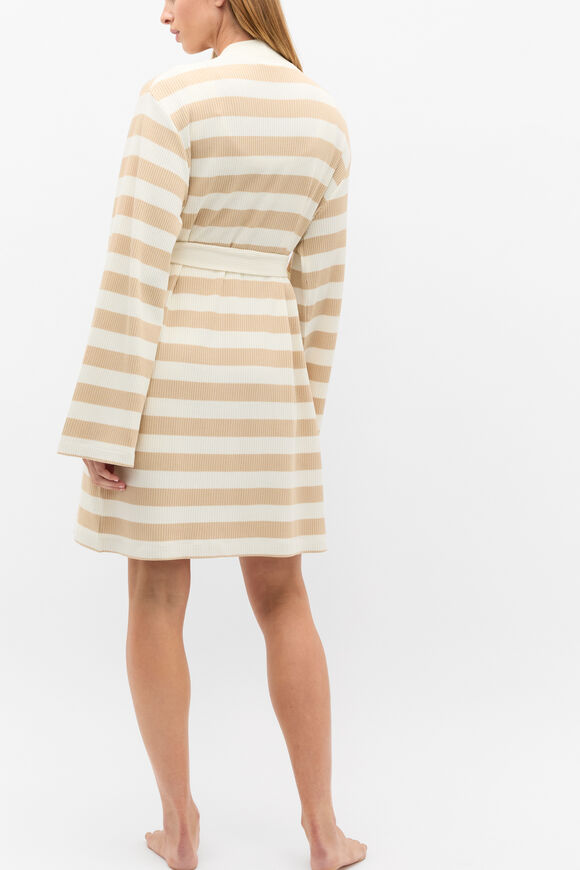 Stripe Robe  Ecru  hi-res