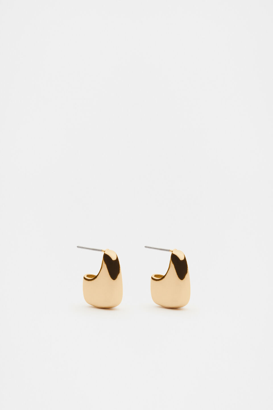 Sculptural Mini Earring  Gold