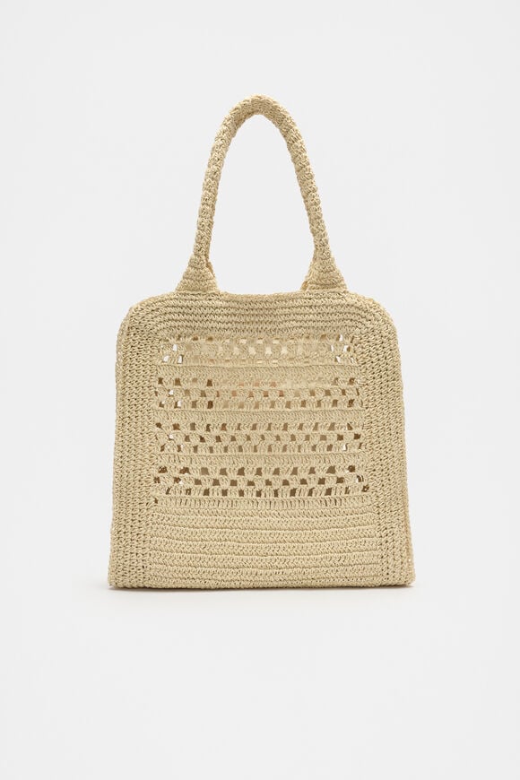 Woven Tote  Natural  hi-res