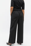 Elasticated Wide Leg Pant  Black  hi-res