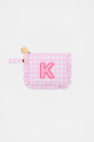 Beaded Initial Purse  K  hi-res