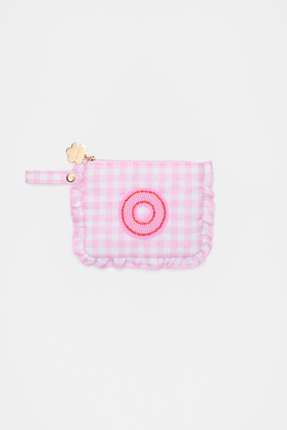 Beaded Initial Purse  O